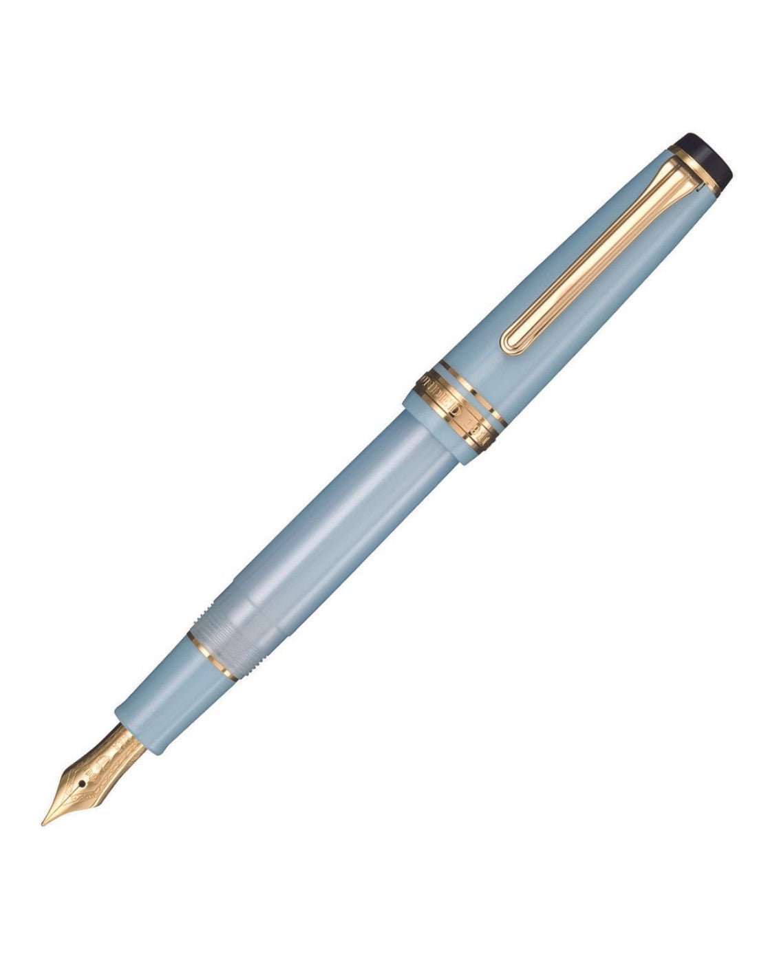 Stylo plume SAILOR Pro Gear Slim Setsugetsu Soraha Four Seasons - Fine (F) - Haruzora Metallic Sky Blue GT - 4901680149316