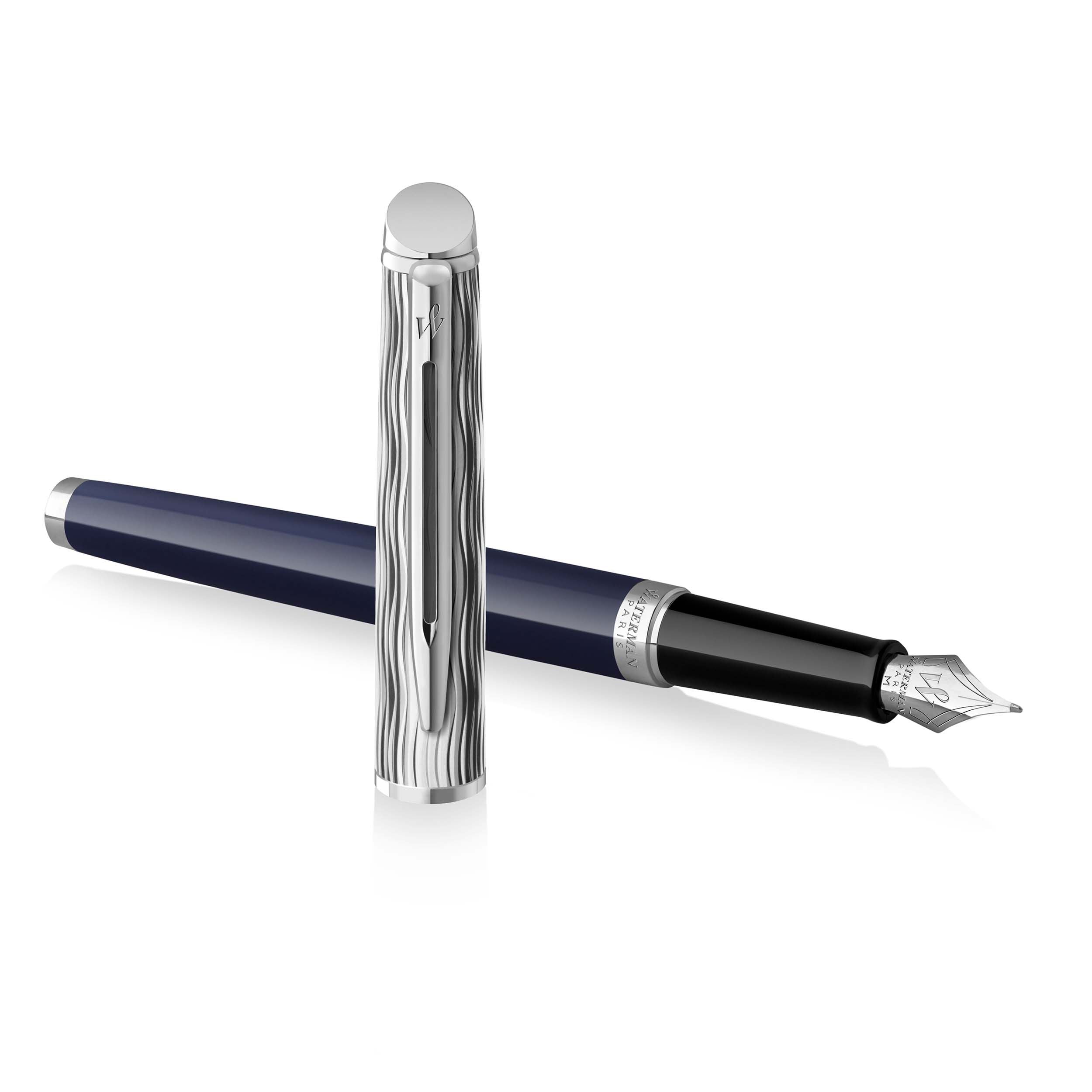 Stylo plume WATERMAN Hémisphère l'Essence du Bleu - Fine (F) - Bleu - 3026981664670