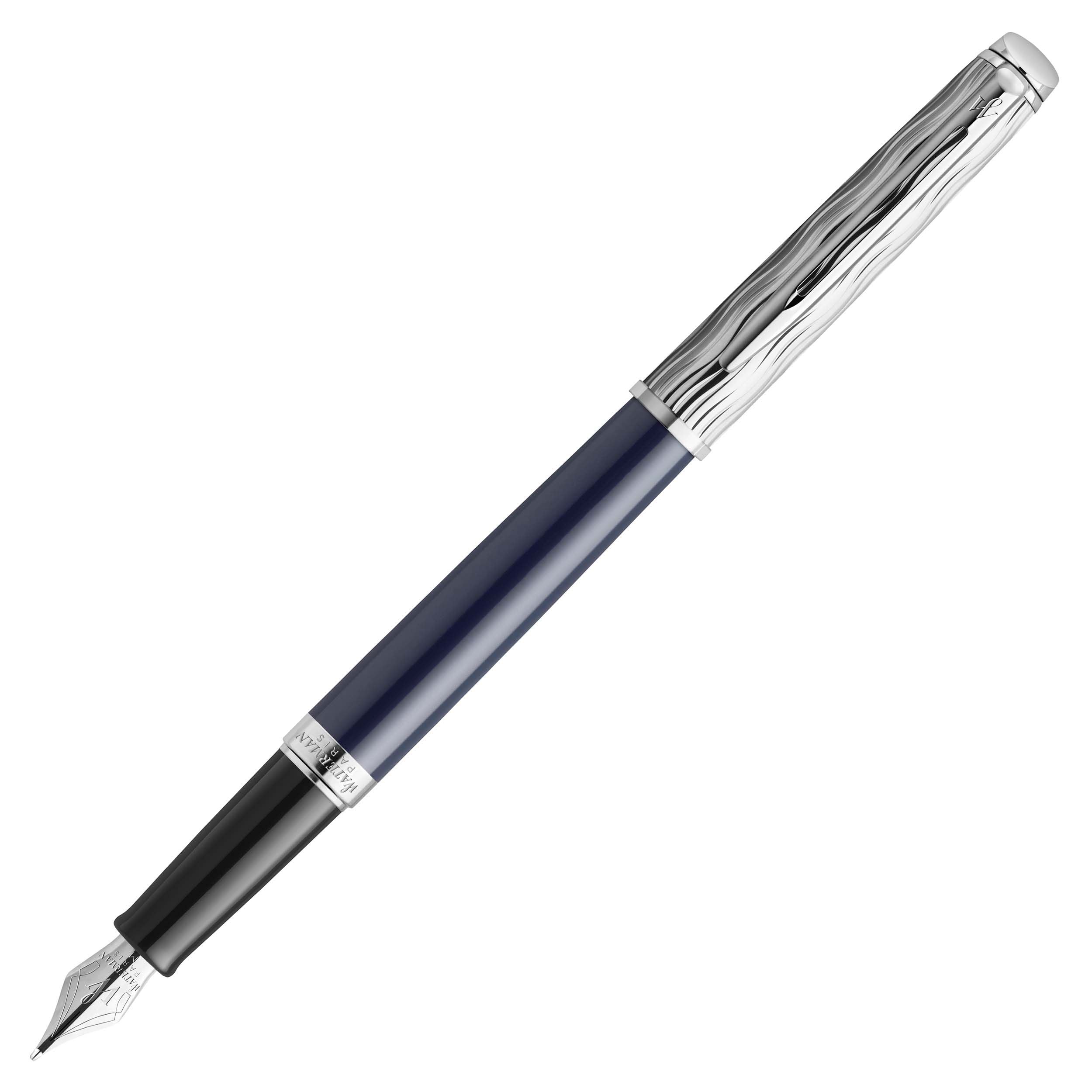 Stylo plume WATERMAN Hémisphère l'Essence du Bleu - Fine (F) - Bleu - 3026981664670