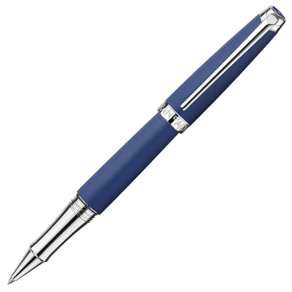 Stylo roller CARAN D'ACHE Léman Bleu Nuit - Fine (F) - Bleu Nuit - -