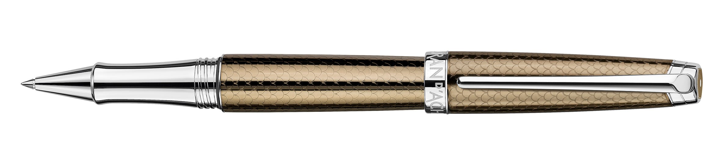Stylo roller CARAN D'ACHE Léman Caviar - Fine (F) - Caviar - -