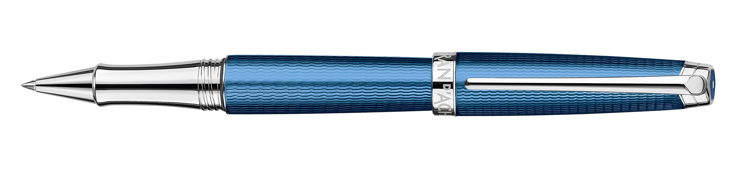 Stylo roller CARAN D'ACHE Léman Grand Bleu - Fine (F) - Grand bleu - -