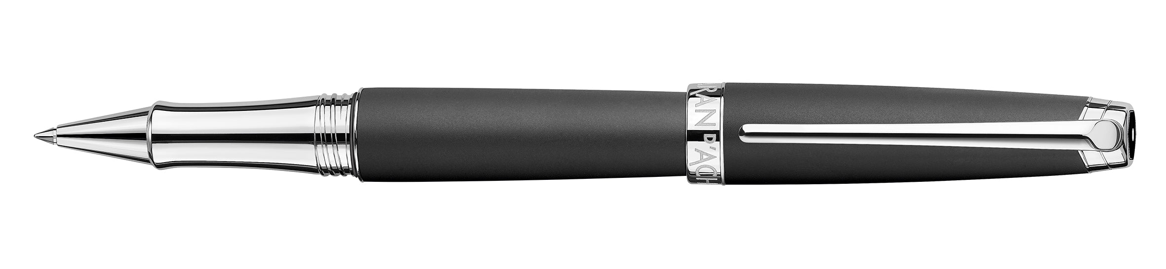 Stylo roller CARAN D'ACHE Léman Noir Mat - Fine (F) - Noir mat - -