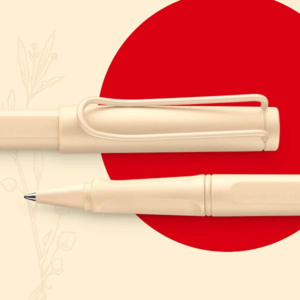 Stylo roller LAMY safari Strawberry & Cream Édition Spéciale - Medium (M) - Cream - 4014519746034