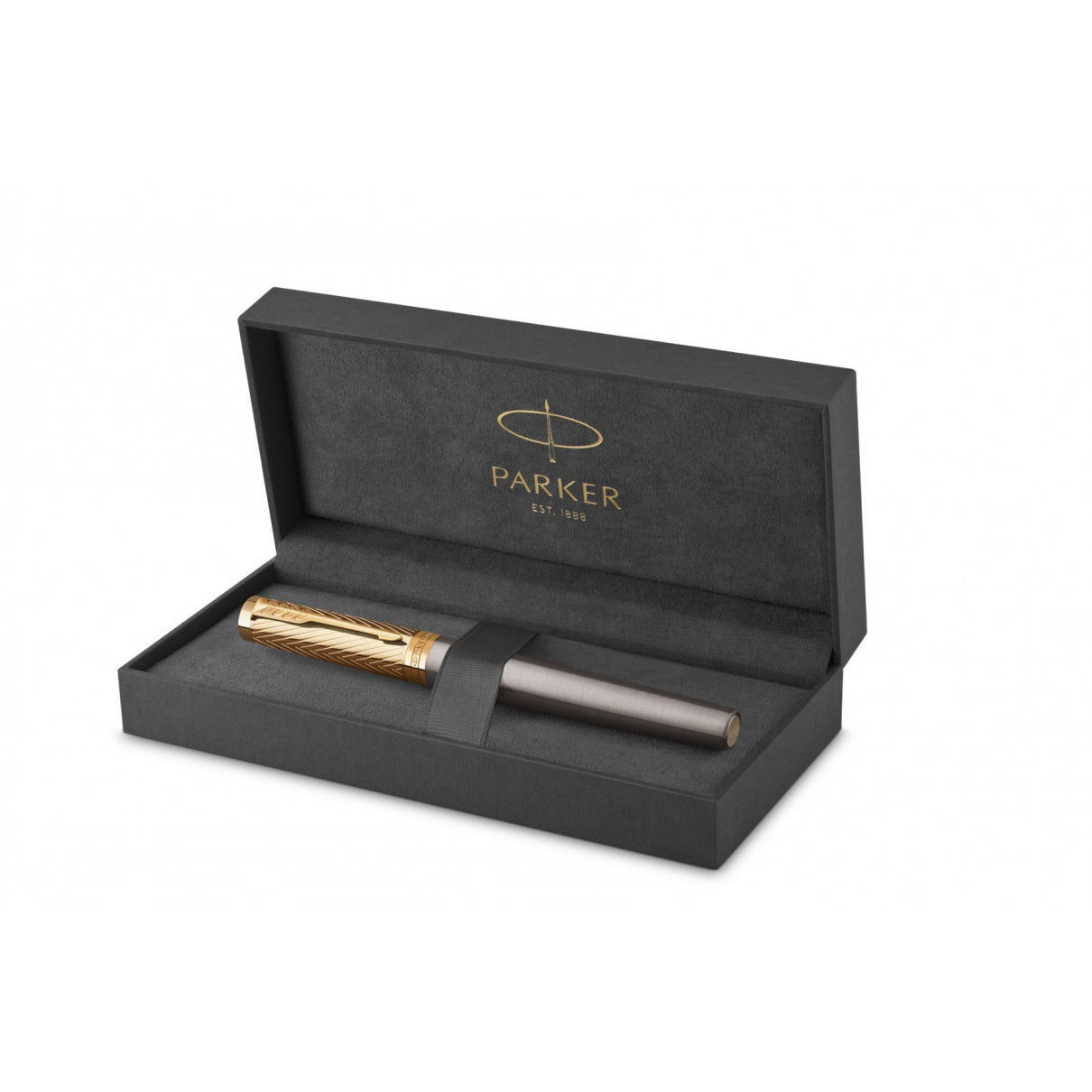 Stylo roller PARKER Ingenuity Pioneers Collection - Fine (F) - Vernis Gris GT - -