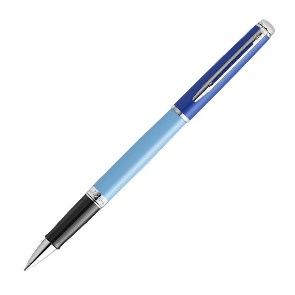 Stylo roller WATERMAN Hemisphère Colour Blocking - Fine (F) - Bleu Clair - 3026981799266