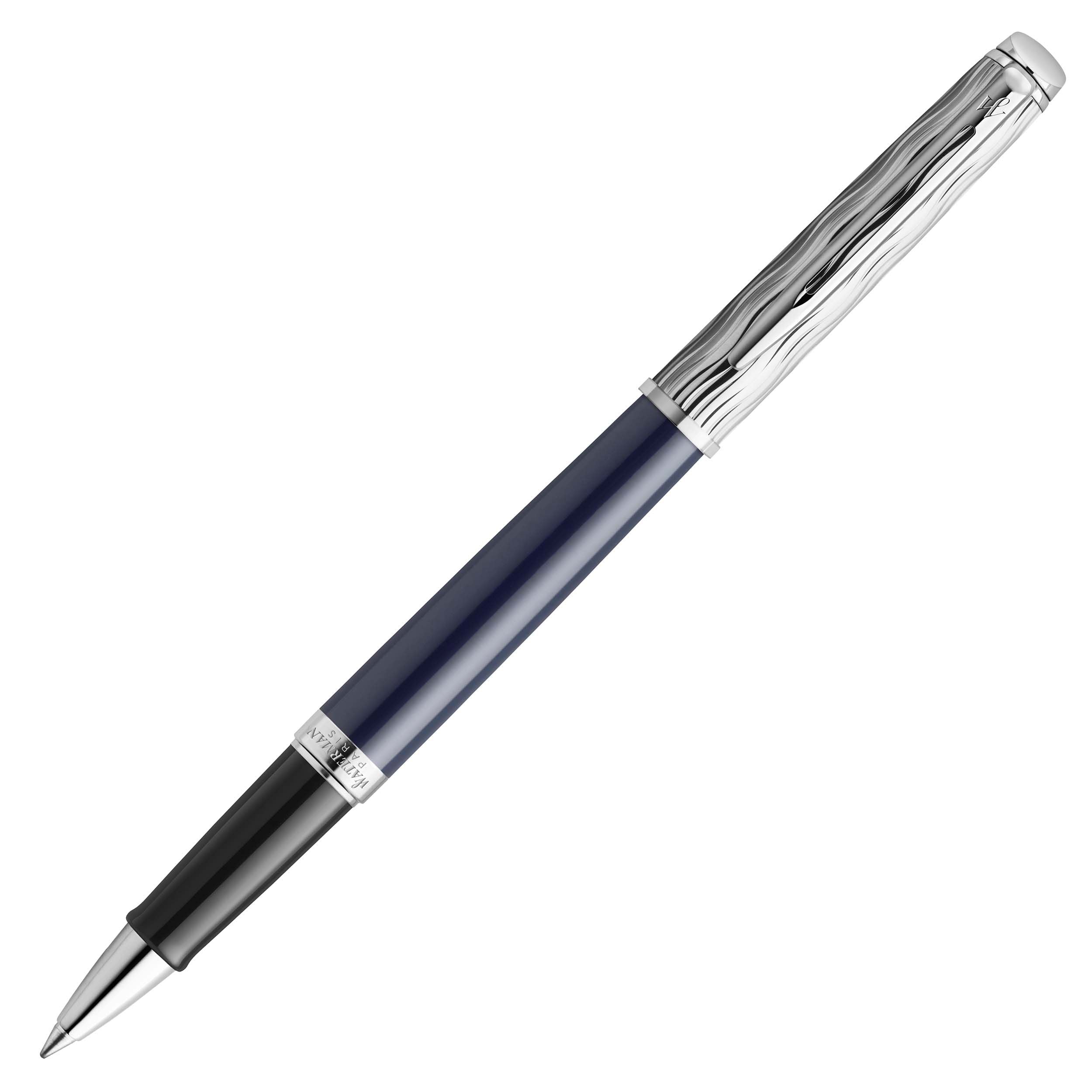 Stylo roller WATERMAN Hémisphère l'Essence du Bleu - Fine (F) - Bleu - 3026981664694