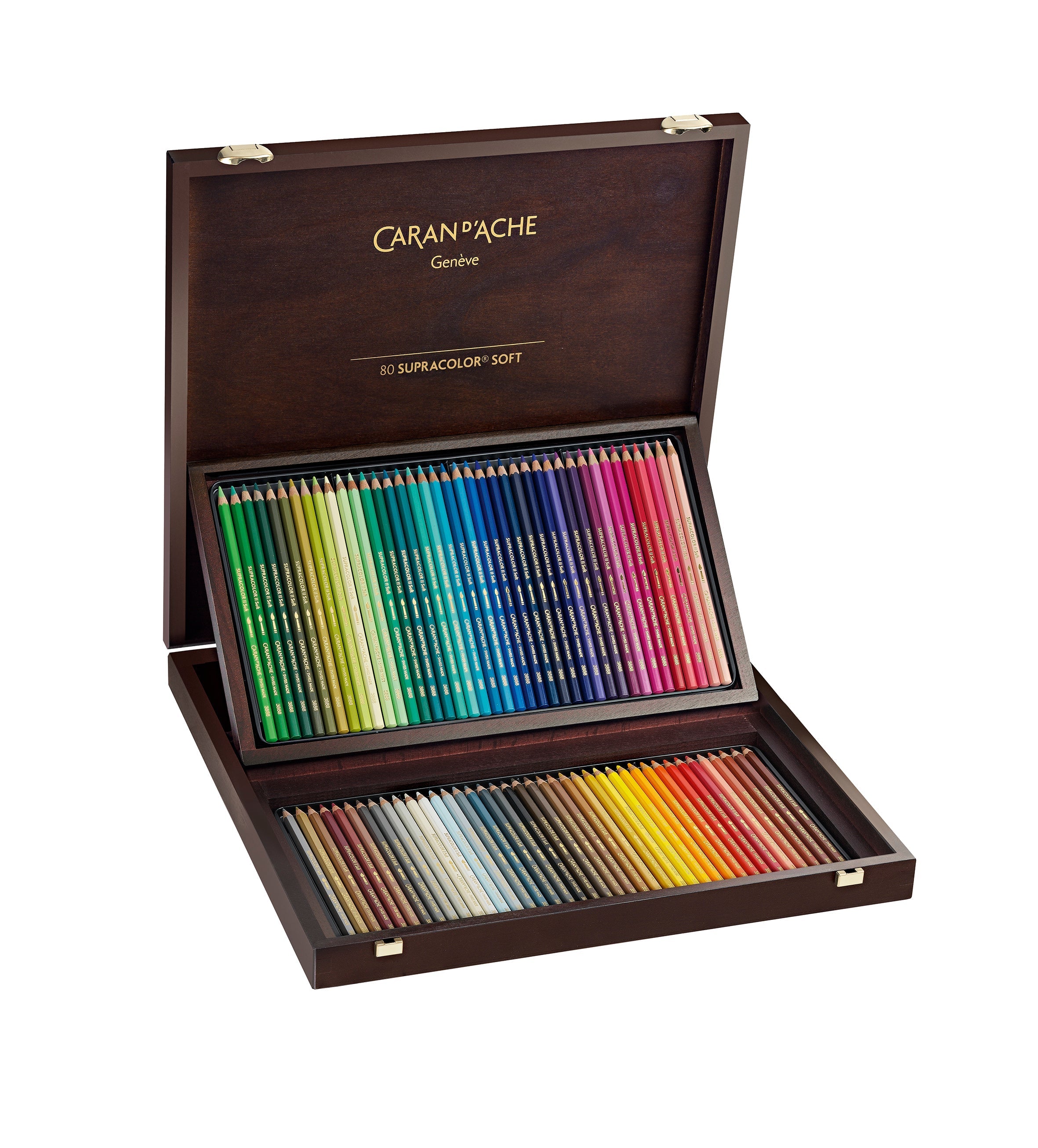 SUPRACOLOR Aquarelle - Coffret Bois 80 Couleurs - 7610186044809