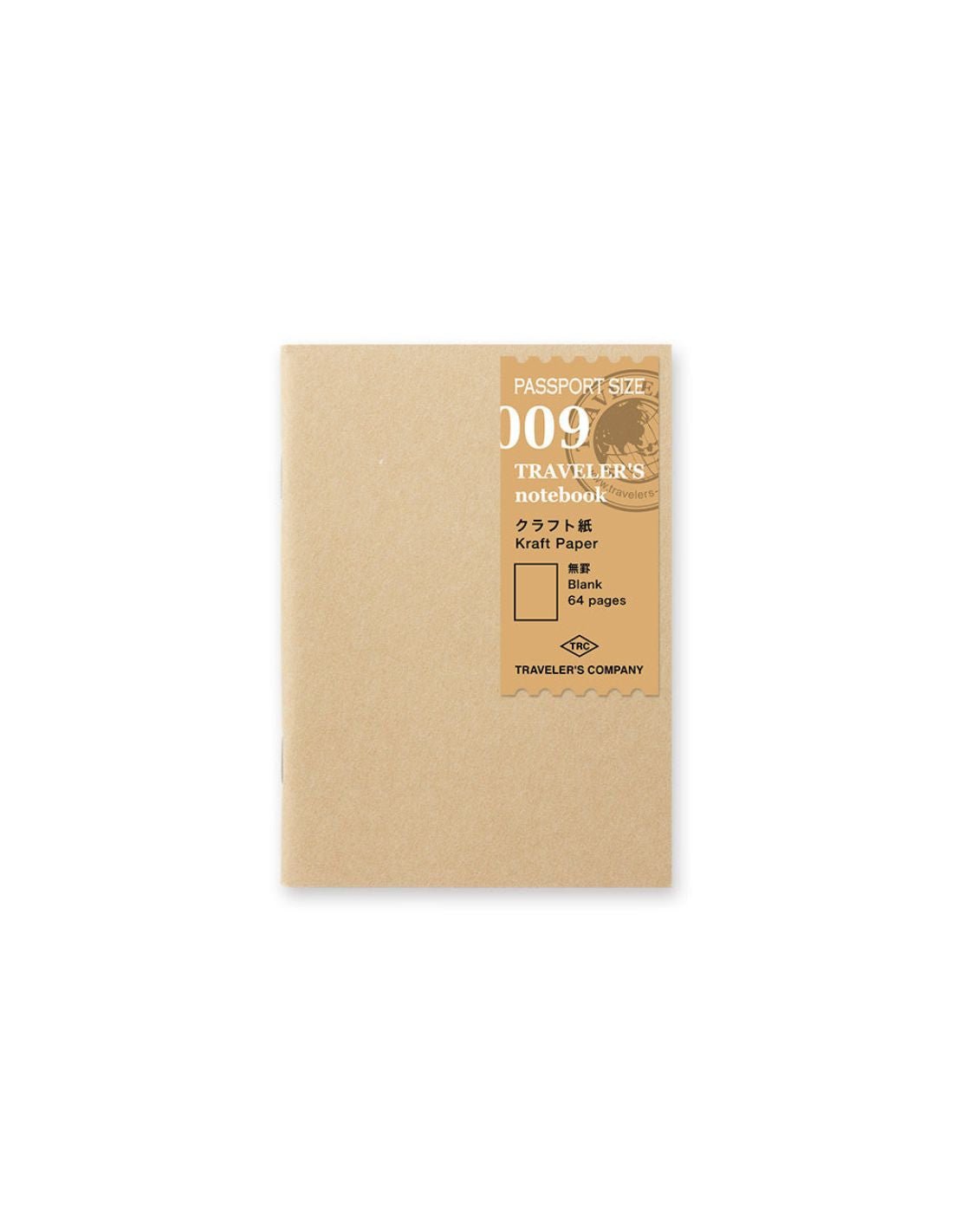 TRAVELER'S notebook 009 - carnet papier kraft (passport size) - TN Passport size - Uni - 4902805143738