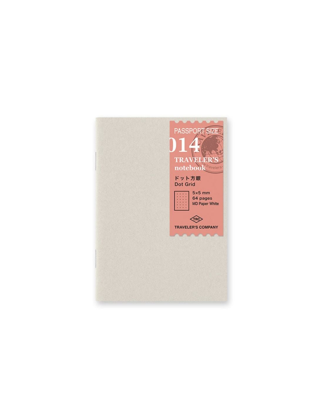 TRAVELER'S notebook 014 - carnet pages pointillées (passport size) - TN Passport size - Pointillé - 4902805144056