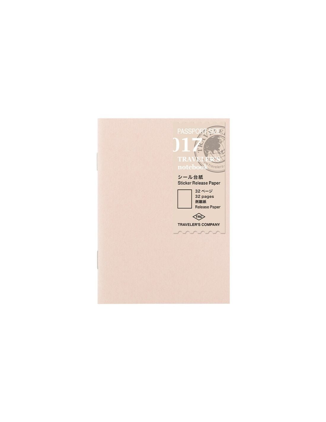 TRAVELER'S notebook 017 - carnet pour autocollants (passport size) - TN Passport size - Uni - 4902805144704