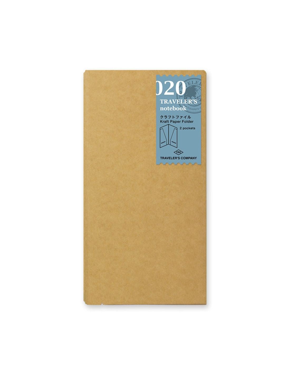 Notebook 020 TRAVELER'S notebook 020 - pochette kraft (regular size)