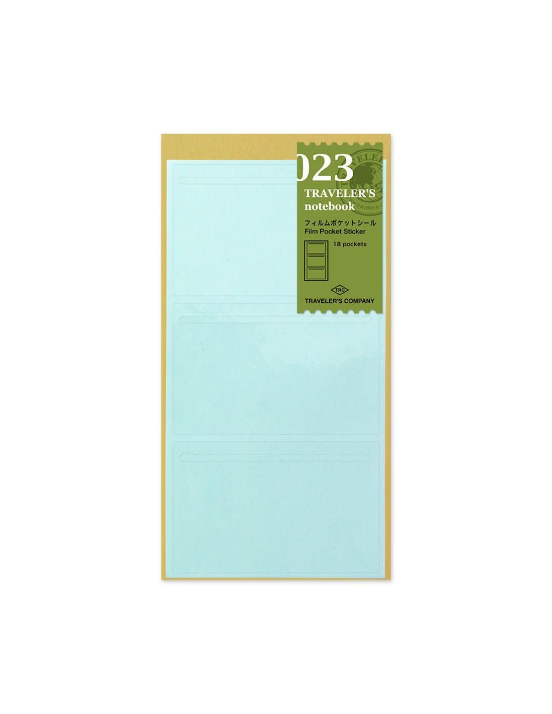 TRAVELER'S notebook 023 - porte-cartes adhésifs (regular size) - TN Regular size - - 4902805143486
